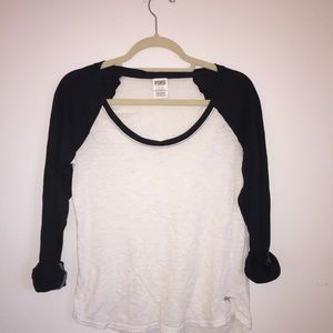 PINK Victoria’s Secret Jersey tee long sleeve